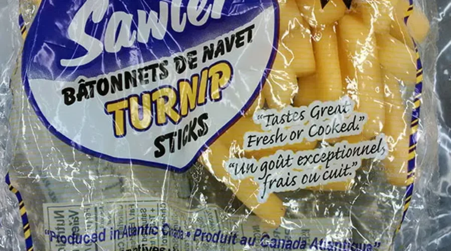 Turnip Sticks Recalled By The Canadian Food Inspection Agency
