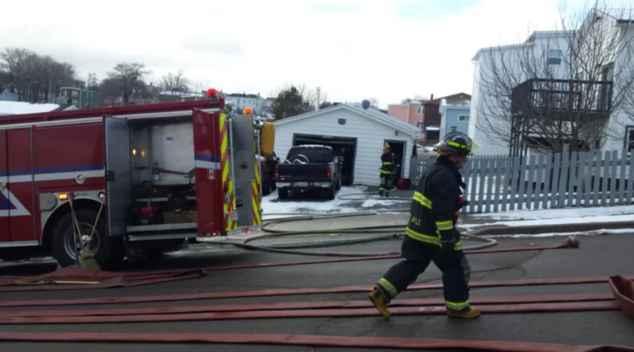 Firefighters Knock Down Small Fire In West Saint John Garage