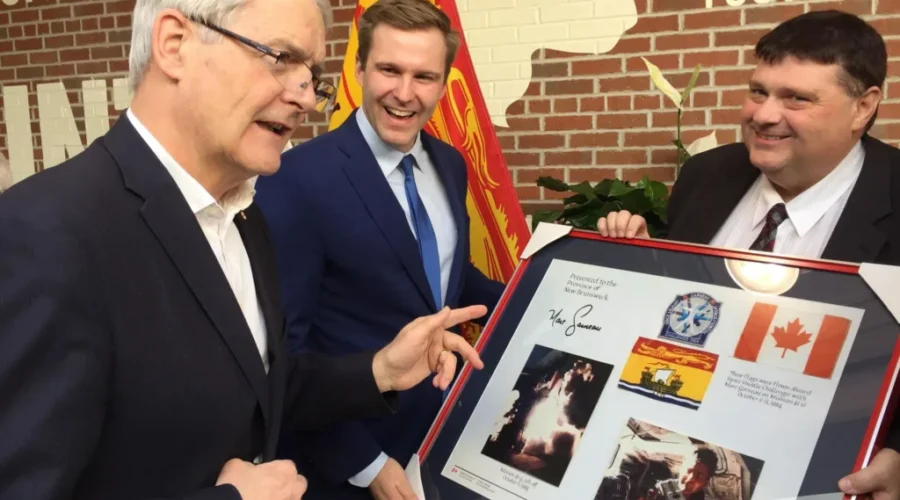 Transportation Minister Makes Special Presentation To Marc Garneau