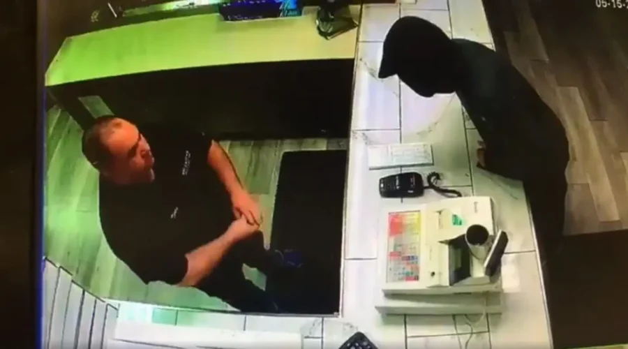 Pizza Shop Employee Uses Paddle To Stop Attempted Robbery