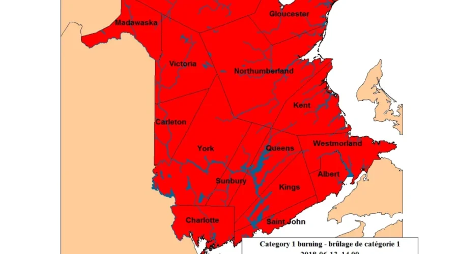 New Brunswick Is Under A Burn Ban