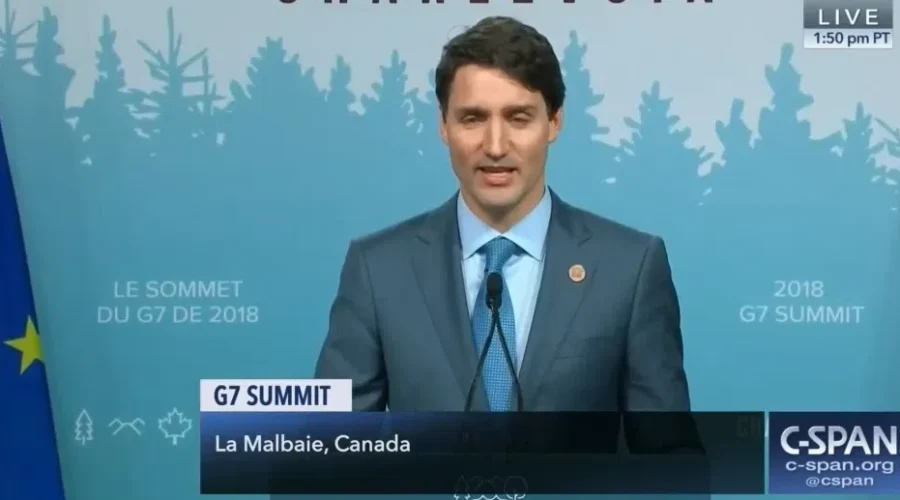 Trump Defends His Twitter Attack On Trudeau