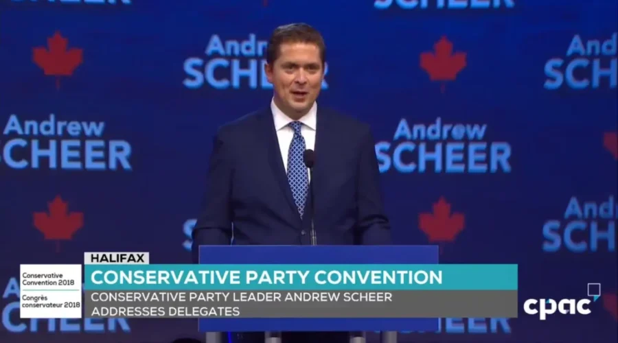 Andrew Scheer Addresses Conservative Party Convention
