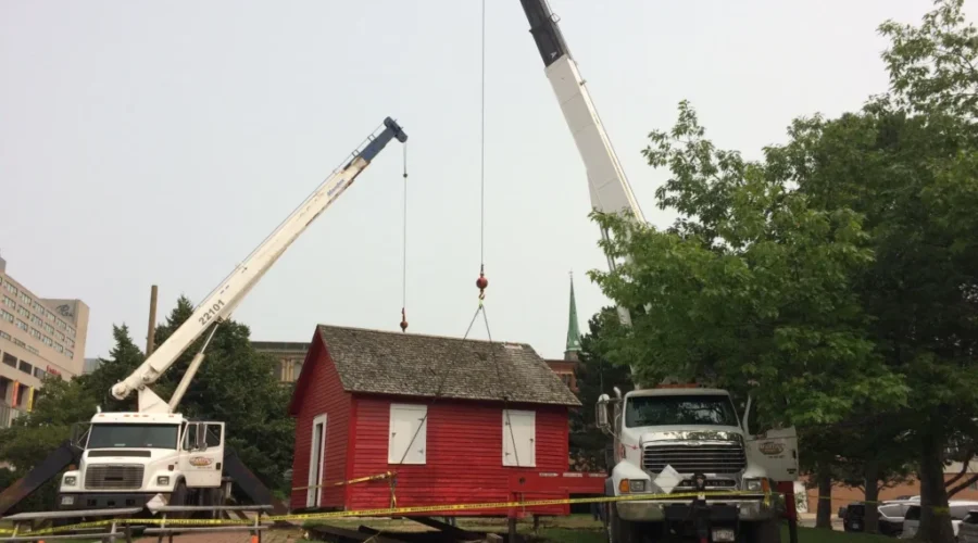 Little Red School House On The Move