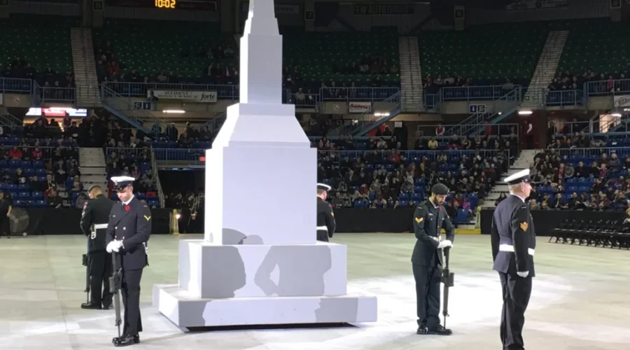 Remembrance Day At Harbour Station