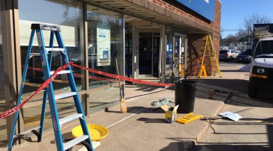 Car Crashes Into Saint John Bank