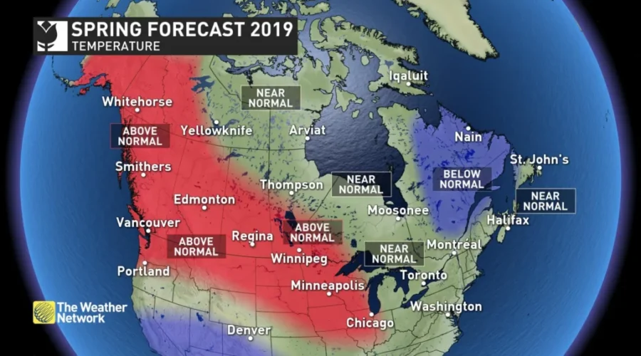 The Weather Network Unveils The Spring Forecast