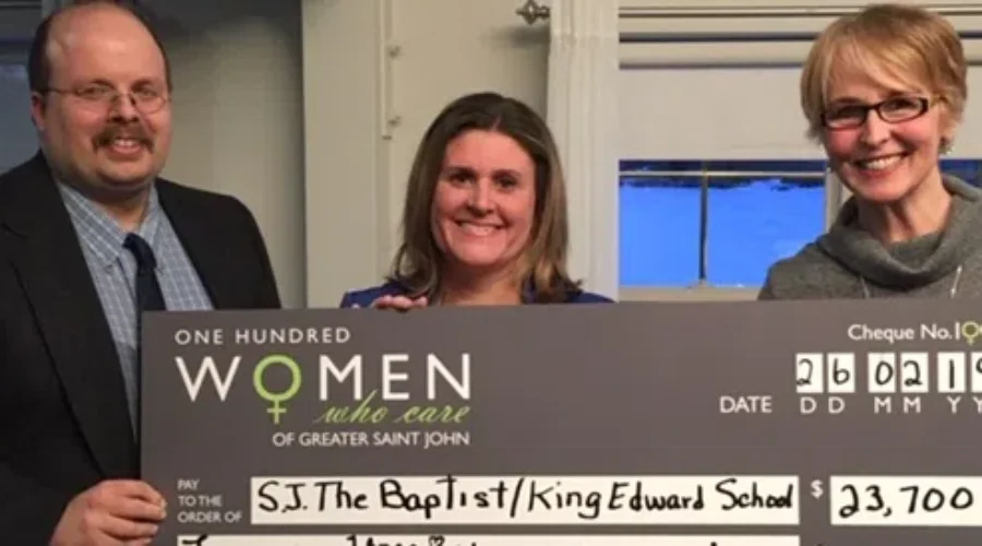 Big Donation From 100 Women Who Care Of Greater Saint John