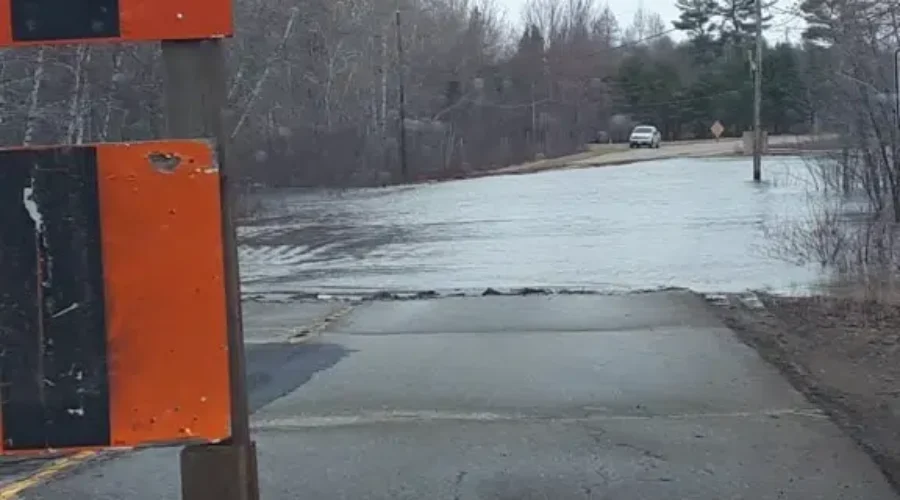 Chipman Nearly Isolated By Flooding