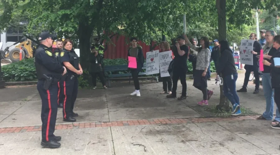 Far-Right Rally Met With Protesters