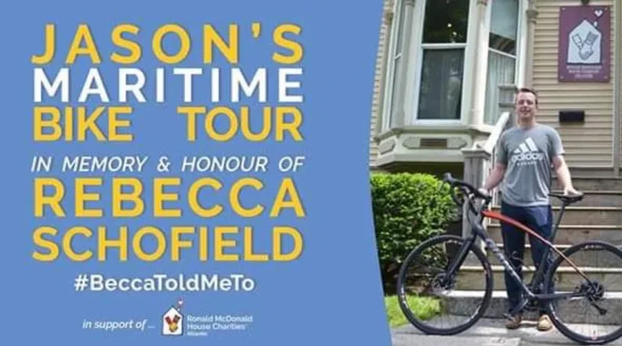 Cancer Survivor To Bike Across The Maritimes In Honour Of Becca Schofield