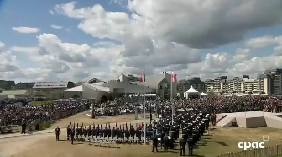 D-Day Commemoration Ceremony At Juno Beach