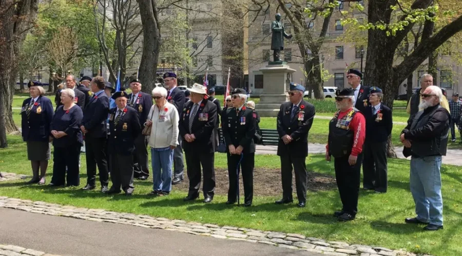 Saint Johners Commemorate D-Day During Ceremony