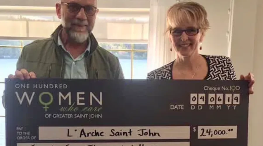 100 Women Who Care Support L’Arche Saint John