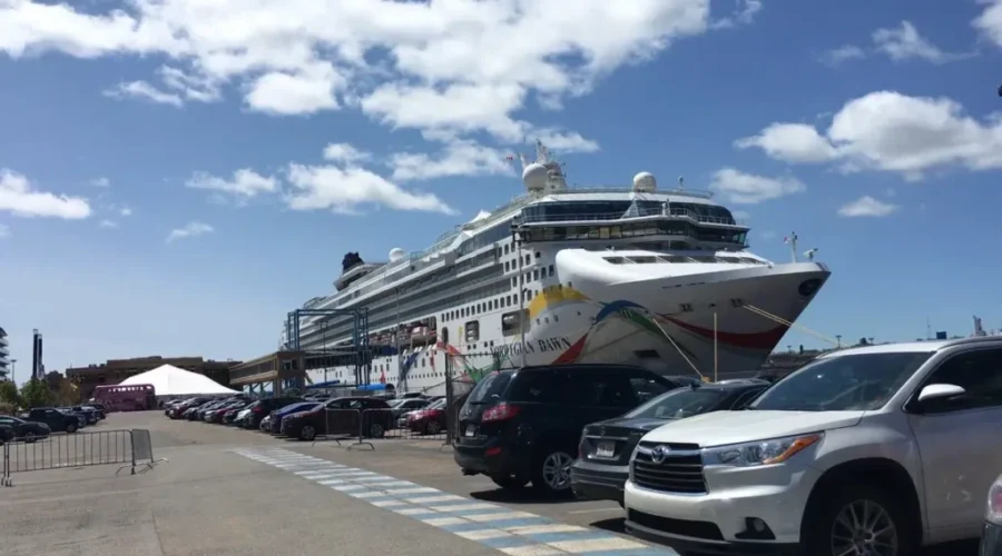 The First of Five June Ships In Port Today