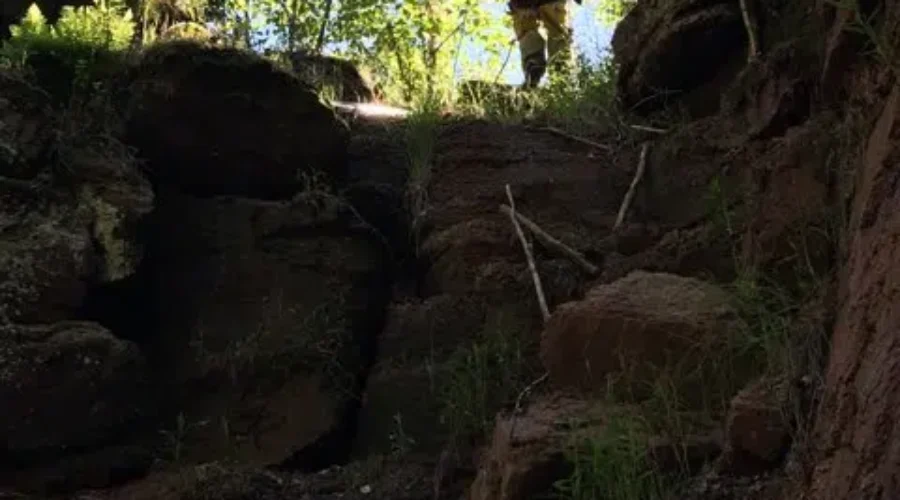 Woman Rescued From Swimming Hole