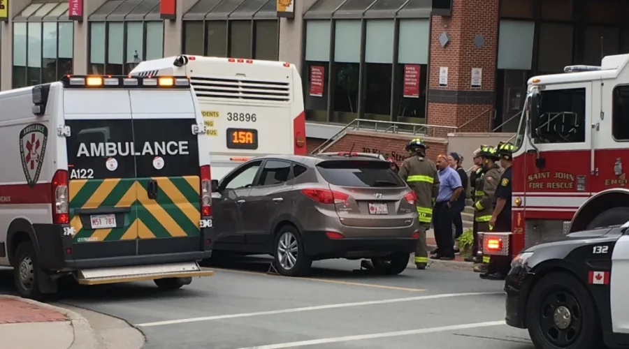 SUV Rear-Ends Transit Bus Uptown