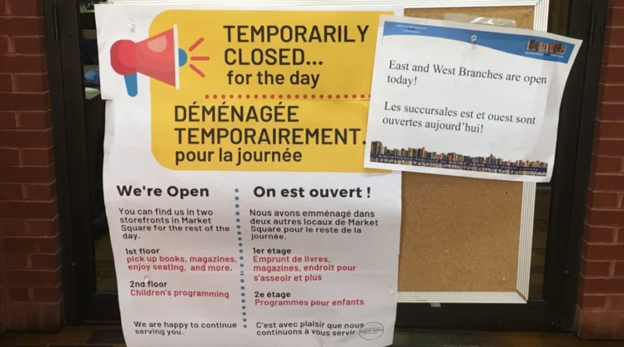 Roof Repairs Cause Problems For Uptown Library