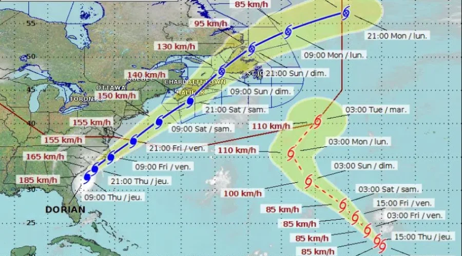 Hurricane Dorian To Bring High Winds, Heavy Rain