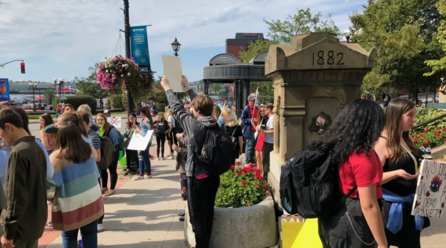Students Take Part In Global Climate Strike