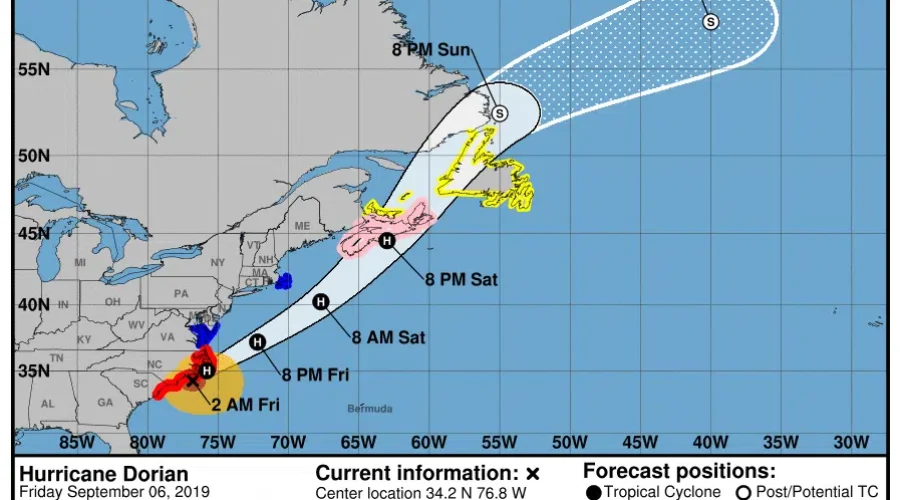Hurricane Dorian To Have Biggest Impact In NS