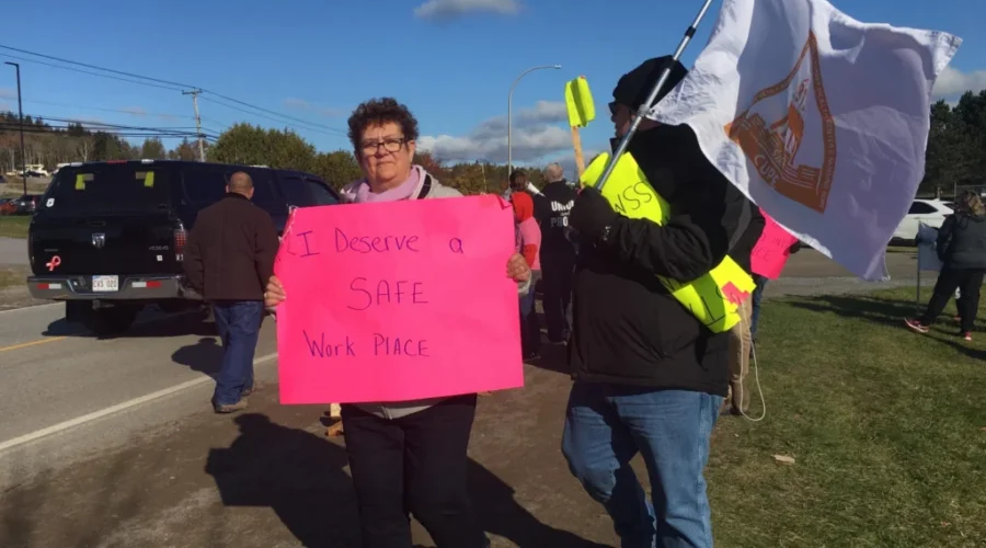 Rally Held For Saint John Laundry Workers