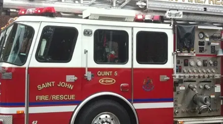 Structure Fire in Saint John West