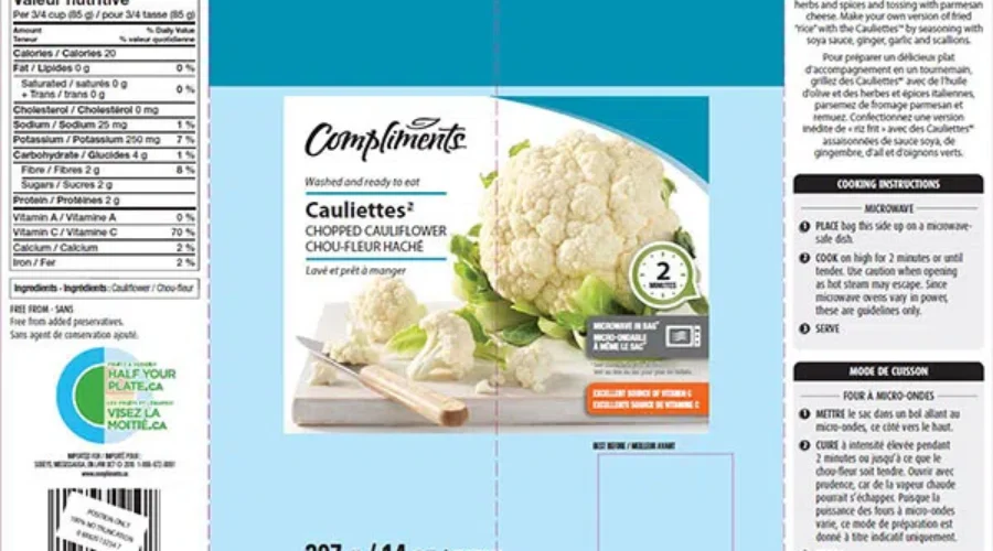 Sobeys Vegetables Recalled Due To Listeria
