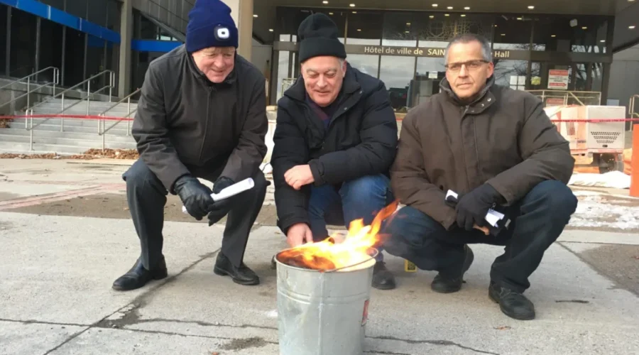 Group Burns ‘Useless’ Code Of Conduct Document On City Steps