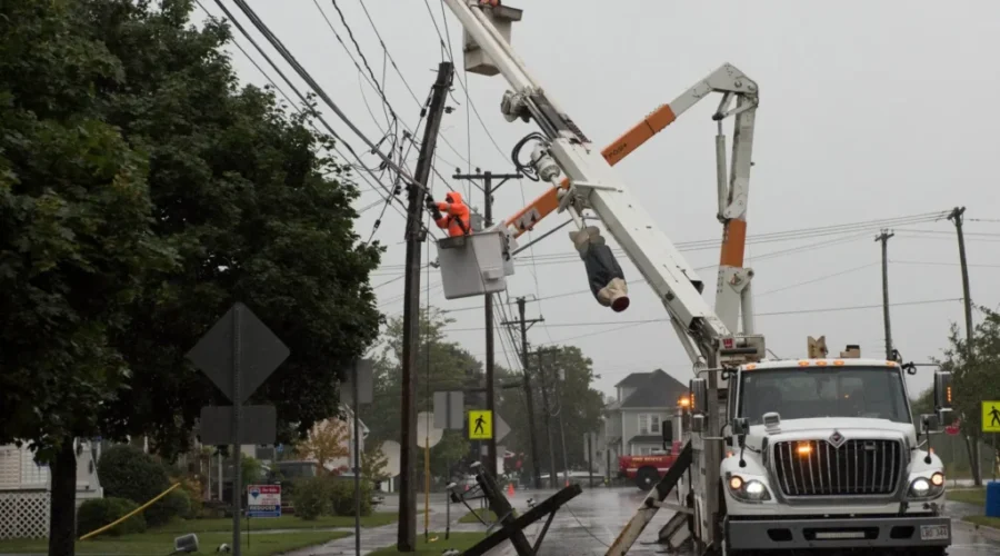 High Winds Leave Thousands Without Power