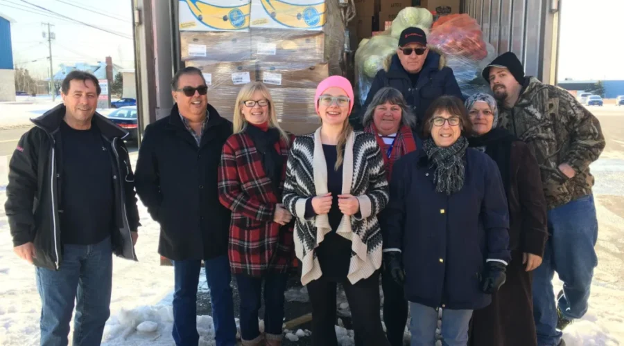 Trailer Filled With Food For Romero House