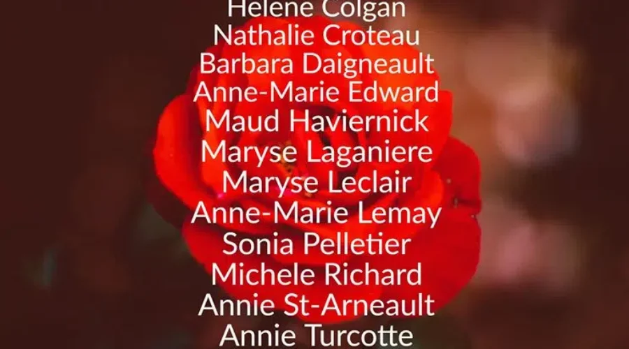 UNB Saint John Remembers École Polytechnique Victims