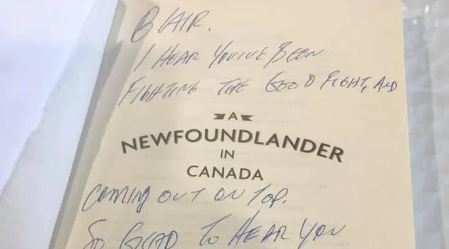 Mrs. Dunster’s Owner Receives Special Gift From Alan Doyle