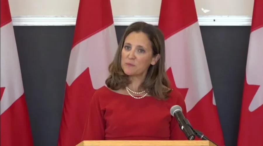Passing NAFTA 2.0 In National Interest: Freeland