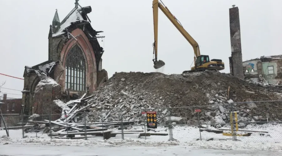Gothic Arches Demolition Nearly Complete