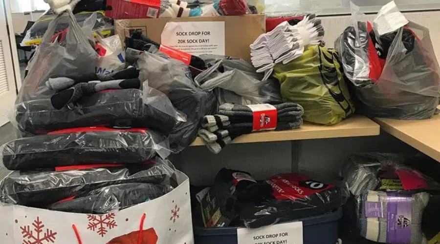 Moncton Man Collecting Socks For Homeless