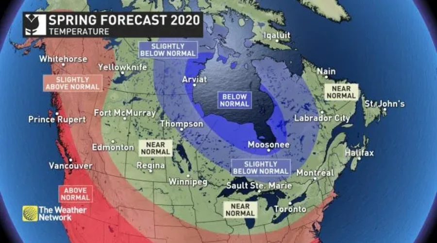 Weather Network Unveils Spring Forecast