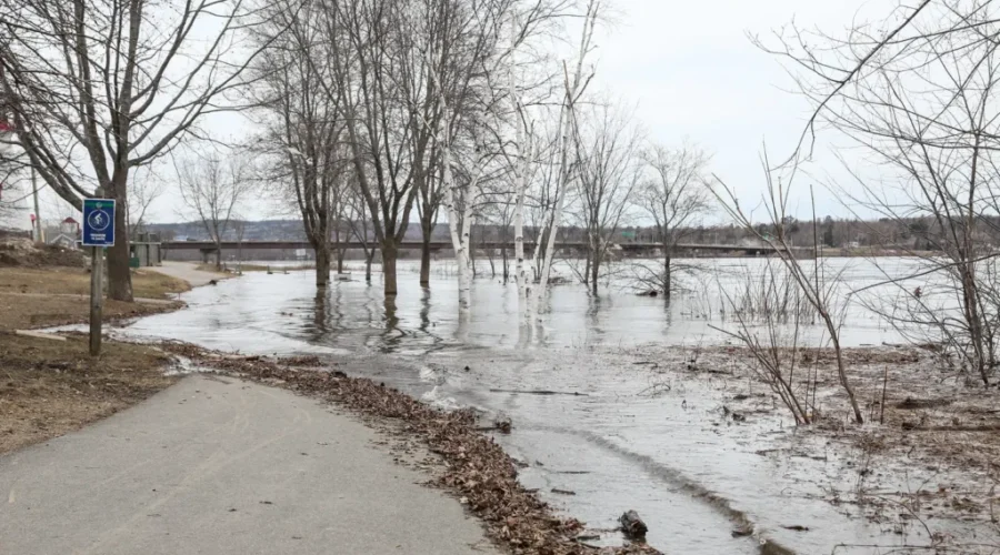 Saint John River Exceeds Flood Stage In Gagetown