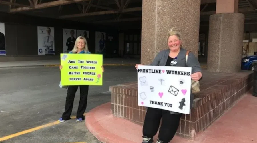 Drive-By Tribute To Frontline Workers A Success