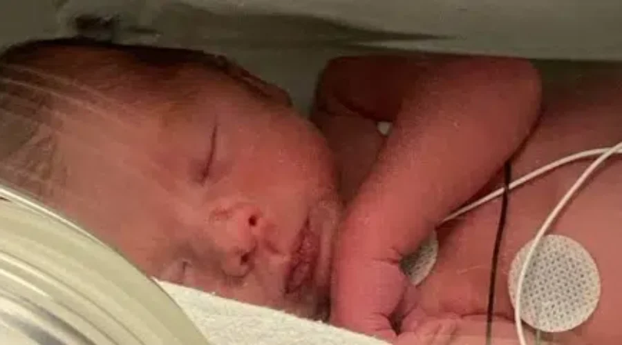 Officers Help Save Newborn Baby