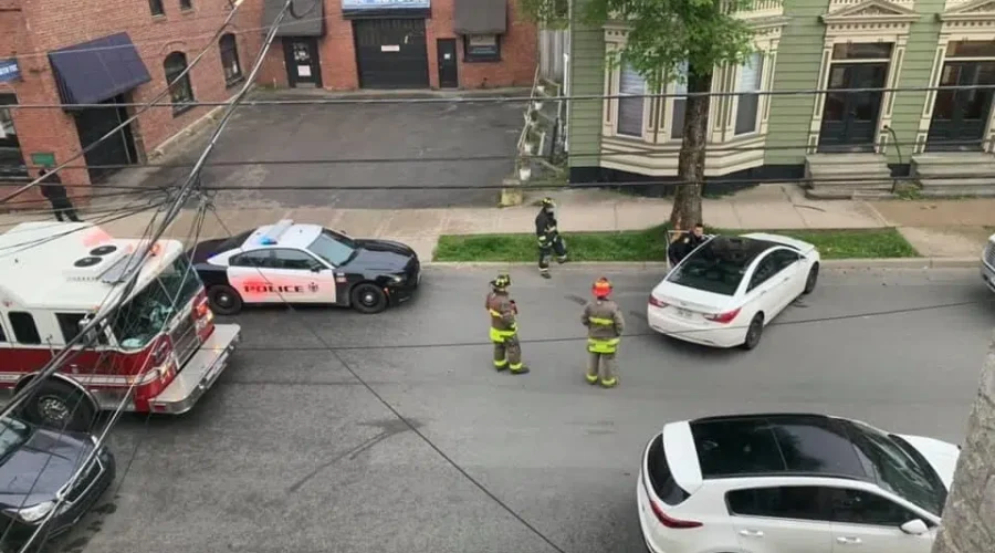 Car Hits Tree On Duke Street