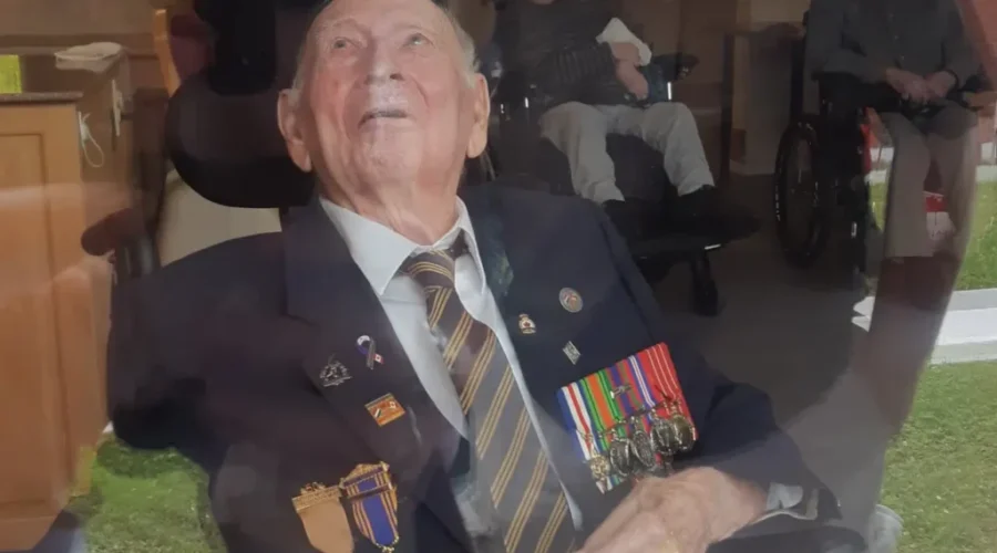 Veteran Celebrates 100th Birthday In COVID-19 Times