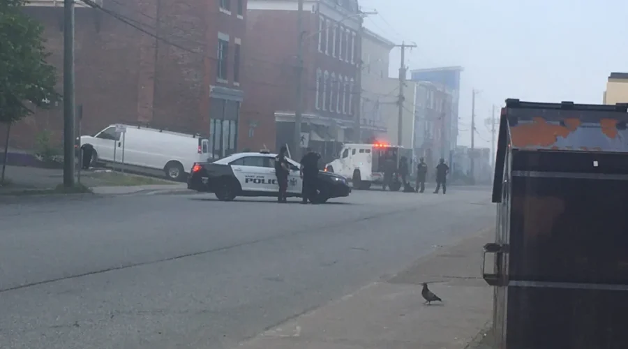 Police Operation Closes Saint John Streets
