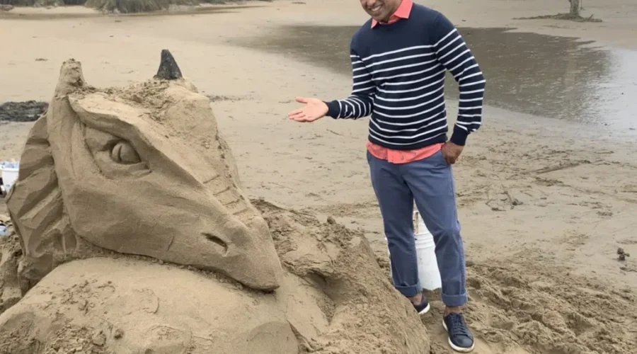 Sand Sculpting Competition Being Filmed In N.B.