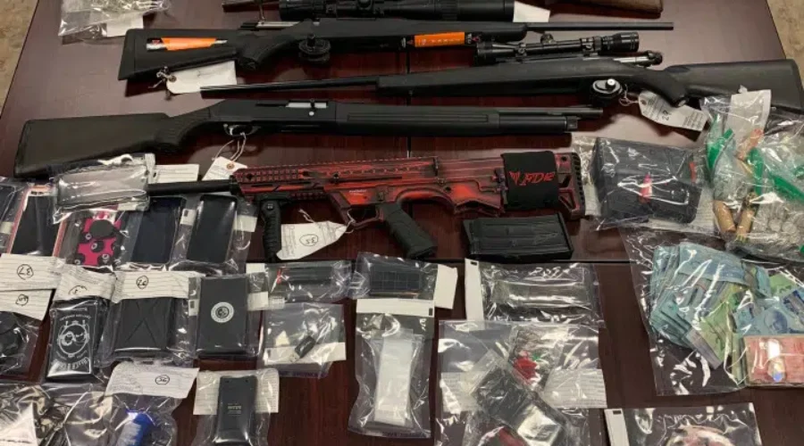 Drugs And Weapons Seized, Four Arrested