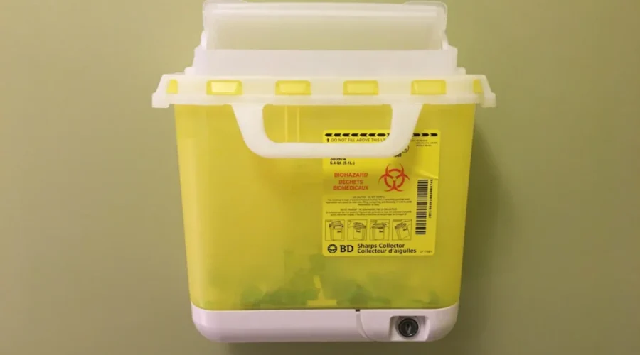 Concern Around Lack Of Sharps Containers