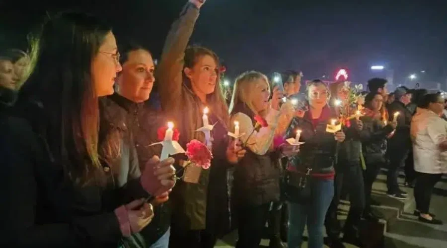 Candlelight Vigil For Mental Health Support