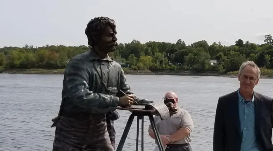 Statue Pays Tribute To W.F. Ganong