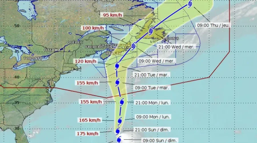 NB To Escape Brunt Of Teddy, While Nova Scotia And PEI Making Preparations