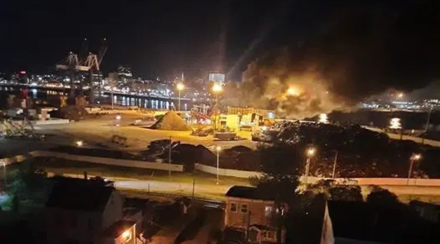 UPDATE: Fire At American Iron And Metal Plant